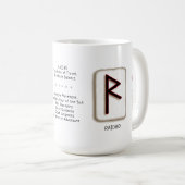 Raidho RuneStone 15 oz. Becher Kaffeetasse (VorderseiteRechts)