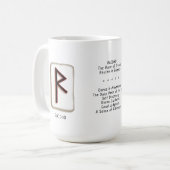 Raidho RuneStone 15 oz. Becher Kaffeetasse (Vorderseite Links)