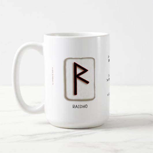 Raidho RuneStone 15 oz. Becher Kaffeetasse (Links)