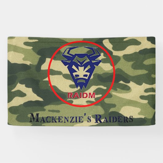 RAIDM Vinyl Banner, 3' x 5' Banner (Horizontal)