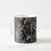 Raijin Bleu Kaffeetasse (Vorderseite Links)