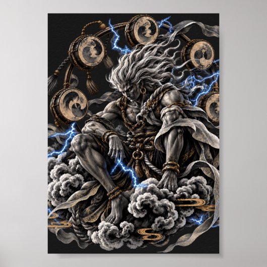 Raijin Bleu Poster (Vorne)