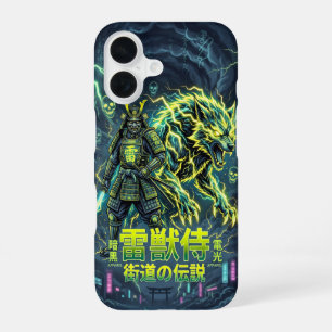 Raiju Blitzwolf Samurai iPhone 16 Hülle