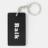 Raik Schlüsselanhänger (Rückseite)