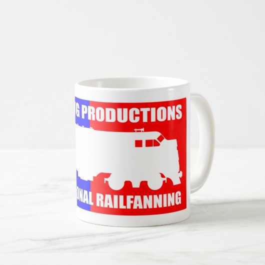 Rail Dawg Pro Logo Kaffeetasse (VorderseiteRechts)