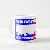 Rail Dawg Pro Logo Kaffeetasse (Vorderseite Links)
