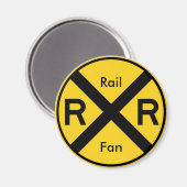Rail Fan Magnet (Vorderseite/Rückseite)