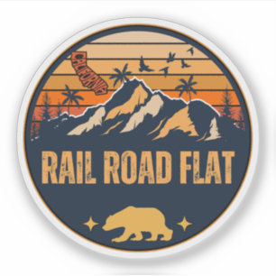 Rail Road Flat, Kalifornien Aufkleber