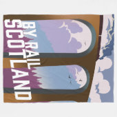 Rail Scotland Fleecedecke (Vorderseite (Horizontal))