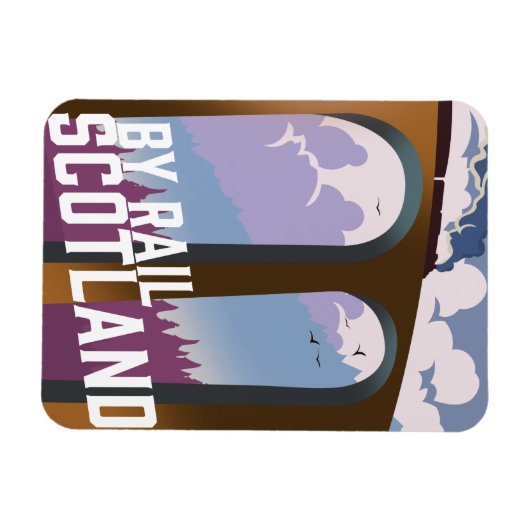 Rail Scotland Magnet (Horizontal)