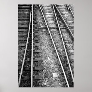 Rail track poster