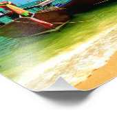 Railay Beach in Krabi, Thailand Fotodruck (Ecke)