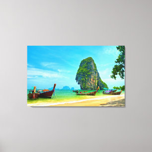 Railay Beach in Krabi, Thailand Leinwanddruck