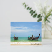 Railay Beach in Krabi, Thailand Postkarte (Stehend Vorderseite)