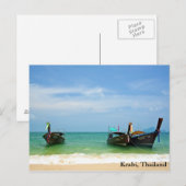 Railay Beach in Krabi, Thailand Postkarte (Vorne/Hinten)