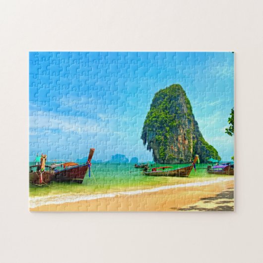 Railay Beach in Krabi, Thailand Puzzle (Horizontal)