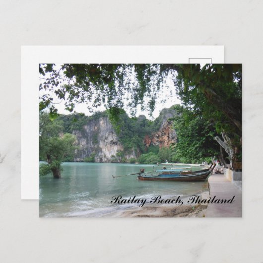Railay Beach Long Schwanz Postkarte (Vorne/Hinten)