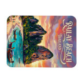Railay Beach Thailand Magnet (Horizontal)