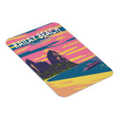 Railay Beach Thailand Reisen Vintag Magnet (Rechte Seite)