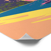 Railay Beach Thailand Reisen Vintag Poster (Ecke)