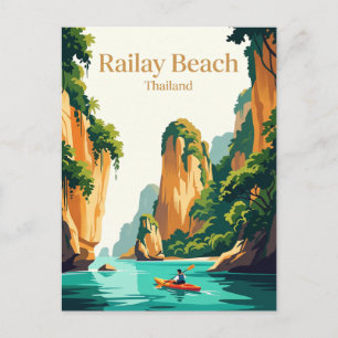 Railay Strand, Thailand Postkarte