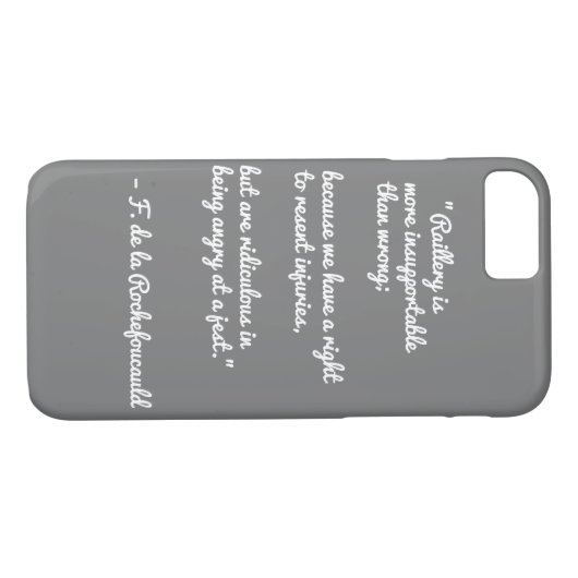 Raillerie.. (Zitate, Englisch) iPhone/iPad Fall Case-Mate iPhone Hülle (Rückseite (Horizontal))