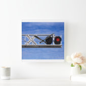 Railroad Crossing Cantilever Quadratische Wanduhr (Zuhause)