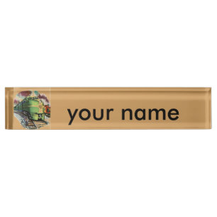 "RailRoad Geek" Namensplakette