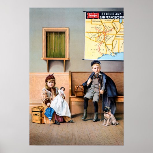 RAILROAD POSTER 1898 (Vorne)