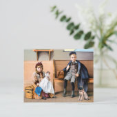 RAILROAD POSTER 1898 POSTKARTE (Stehend Vorderseite)