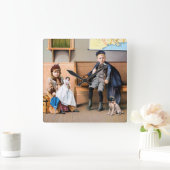 RAILROAD POSTER 1898 QUADRATISCHE WANDUHR (Zuhause)