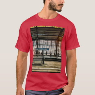 Railroad Track Train Station Travel Transportation T-Shirt