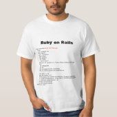 rails new T-shirts (Ruby on Rails) (Vorderseite)