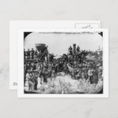 Rails - Promontory Point Utah 1869 Postkarte (Vorne/Hinten)