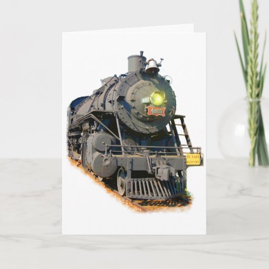 Railway Buff Birthday Card Karte (Vorderseite)