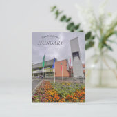 Railway Station in Sopron Hungary Postkarte (Stehend Vorderseite)