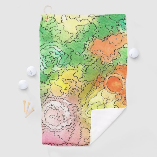 Raimnbow Maze Golfhandtuch (Insitu)