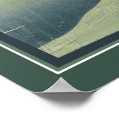 "Rain" 1905 Japanische Print von Bertha Lum Poster (Ecke)