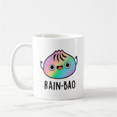 Rain-bao Funny Rainbow Dimsum Bao Pun Kaffeetasse (Links)