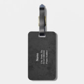 Rain (Basketball) Gepäckmarke Gepäckanhänger (Rückseite vertikal)