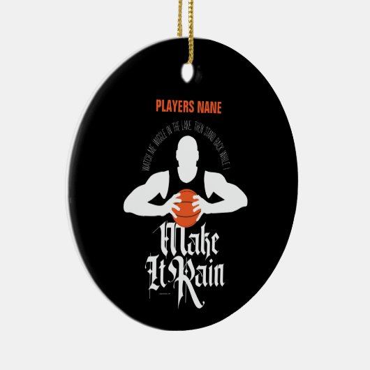 Rain (Basketball) Keramik Keramik Ornament (Rechts)