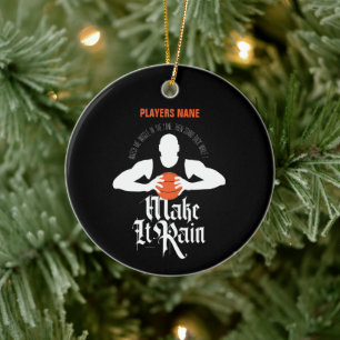 Rain (Basketball) Keramik Ornament