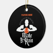 Rain (Basketball) Keramik Ornament (Links)