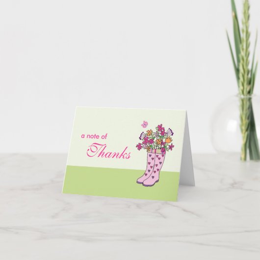 Rain Boost Card Dankeskarte (Vorderseite)