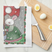 Rain Bunnies Teetuch Küchentuch (Viertel Falte)