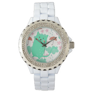 Rain Cats Armbanduhr