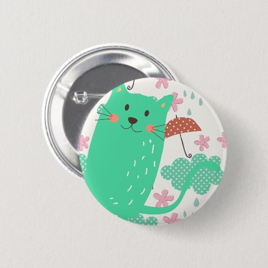 Rain Cats Button (Vorne & Hinten)