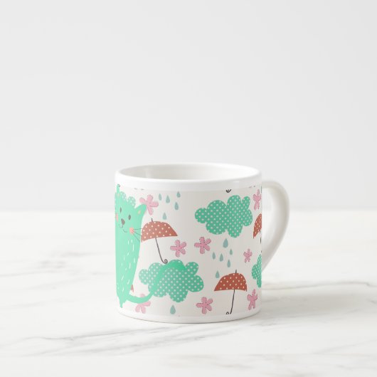 Rain Cats Espressotasse (Vorderseite Rechts)