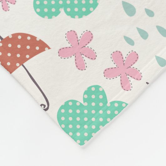 Rain Cats Fleecedecke (Ecke)