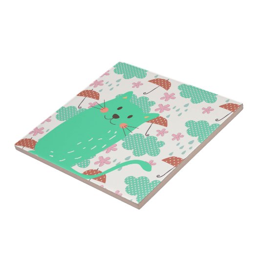 Rain Cats Fliese (Seite)